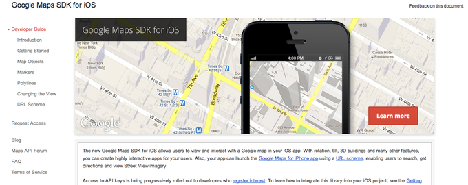 Google 发布 iOS 版 Google 地图 SDK,开发者可