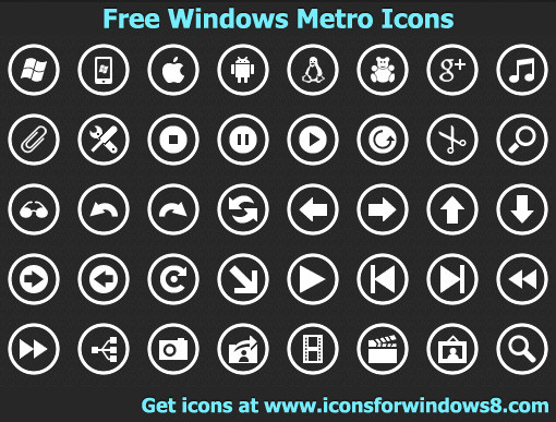 4. metro icons