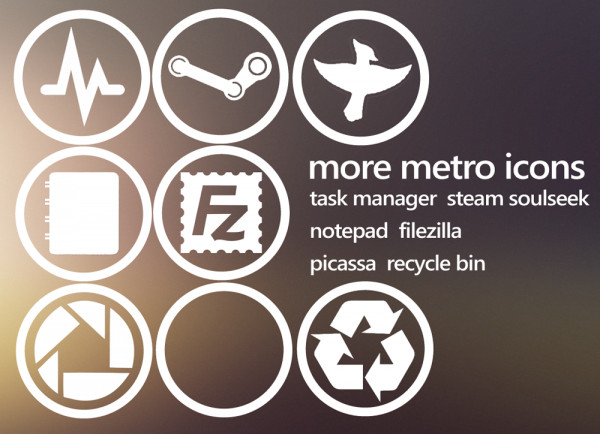 6. metro icons