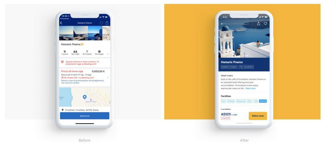 设计案例精选，Booking.com缤客 App改版升级全过程