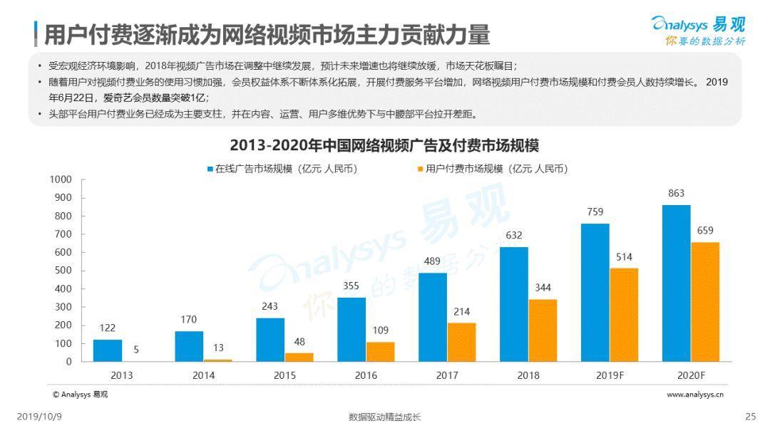 2019中国网络视频市场年度分析