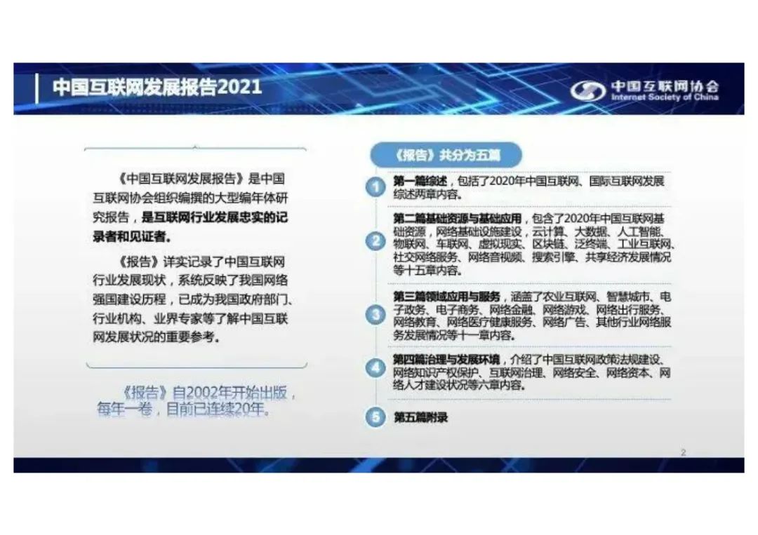 分享I中国互联网发展报告2021(附PDF) 分享I中国互联网发展报告2021(附PDF)