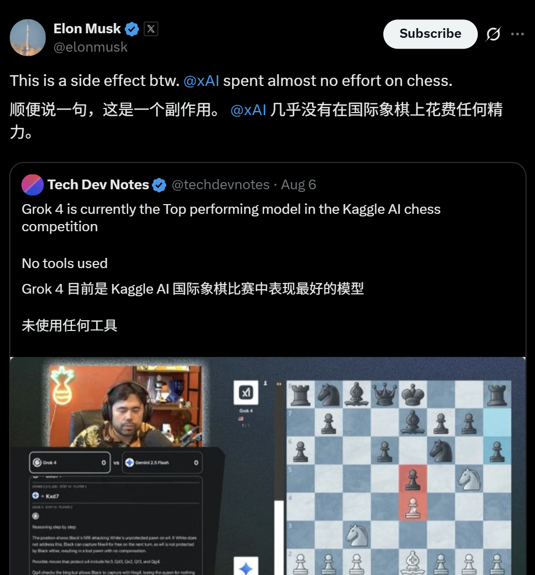 OpenAI o3封王,4比0横扫马斯克Grok 4!全球大模型对抗赛完美收官