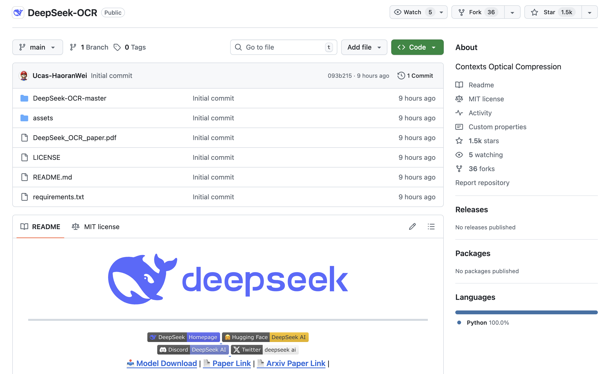 DeepSeek-OCR 发布:1个视觉token,抵得上10个文本token