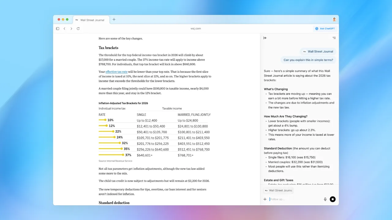 实测 Atlas:OpenAI 的浏览器,由 Chrome 骨干开发