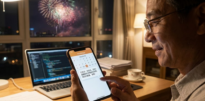 大年初二，我用AI给爸做了一个app