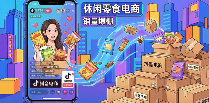 休闲零食线上狂飙：兴趣电商如何把零食生意重新做了一遍
