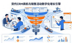 货代CRM：商机与销售活动管理怎么做，才能把销售过程变成可预测增长？