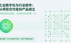 工业数字化与行业软件产品，如何从项目交付走向产品成立