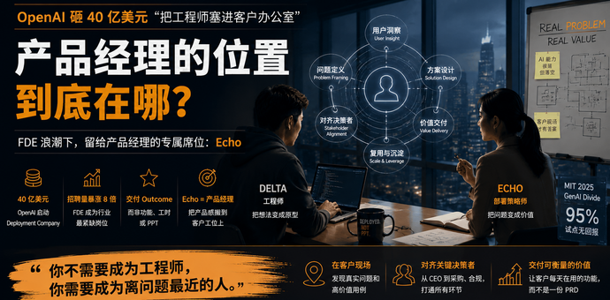 别再卷 Prompt 了：AI 产品经理的下一站，是 FDE 里的 Echo