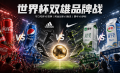 世界杯双雄品牌战，可口vs百事、阿迪vs耐克、蒙牛vs伊利
