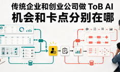 传统企业和创业公司做 ToB AI，机会和卡点分别在哪？