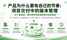 产品为什么要有自己的节奏：项目交付中的版本管理