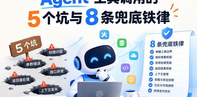 Agent 工具调用的 5 个坑与 8 条兜底铁律