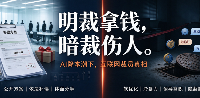 公开裁员拿钱走人，变相裁员背后伤人