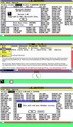 http://www.theverge.com/2012/11/20/3671922/windows-1-0-microsoft-history-desktop-gracefully-failed