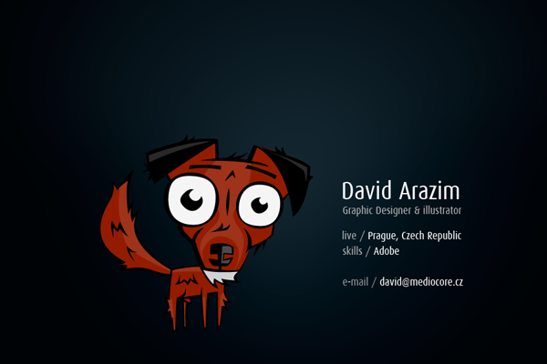 David Arazim Mediocore website portfolio layout