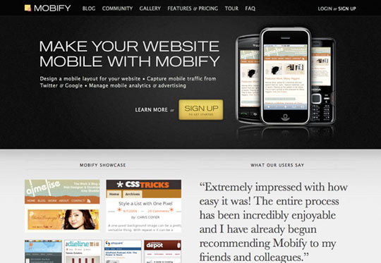 Mobify’s site