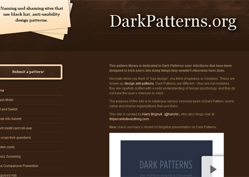 32 Add Site Dark Patterns in What Is User Experience Design? Overview, Tools And Resources