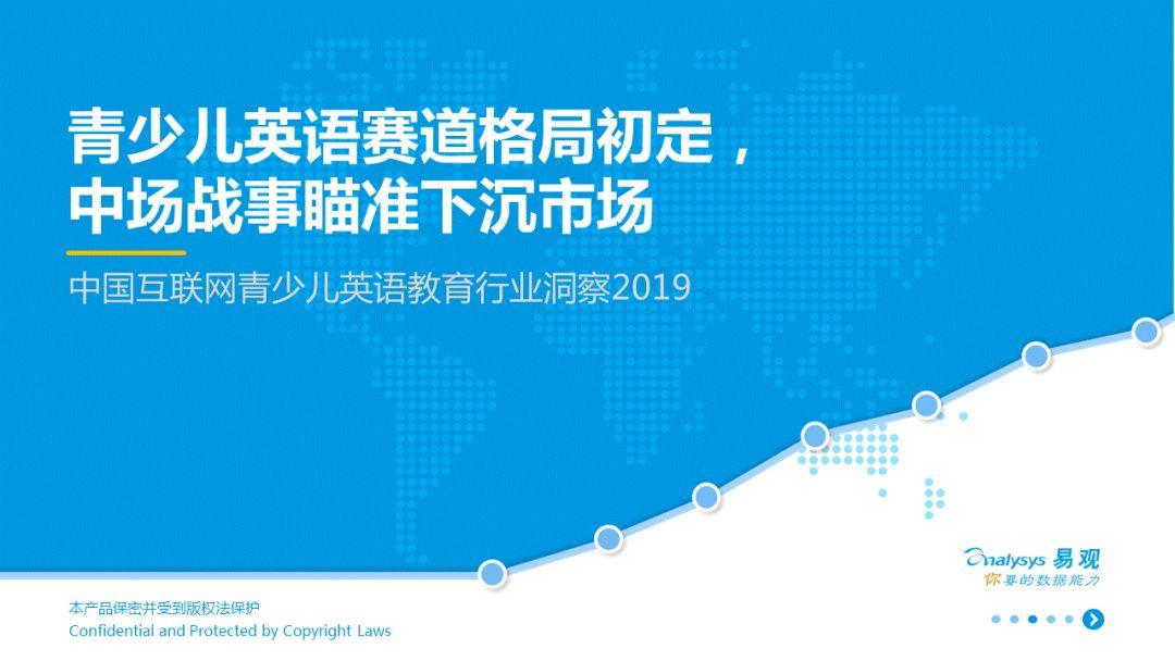 2019中国互联网青少儿英语教育行业洞察