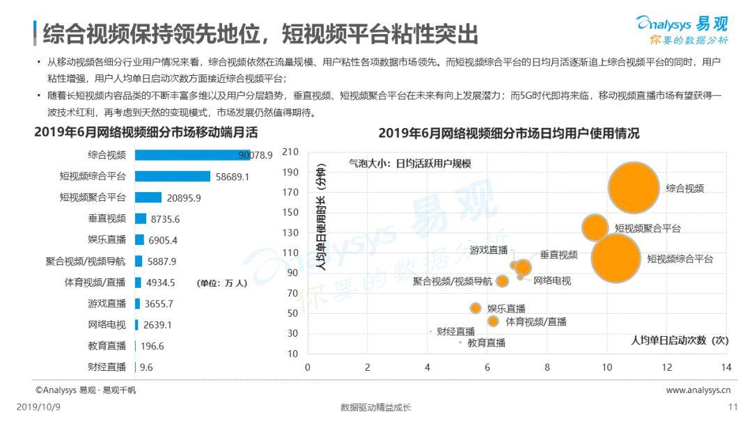 2019中国网络视频市场年度分析