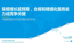 2019中国跨境支付行业年度分析