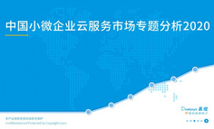 2020中国小微企业云服务市场专题分析