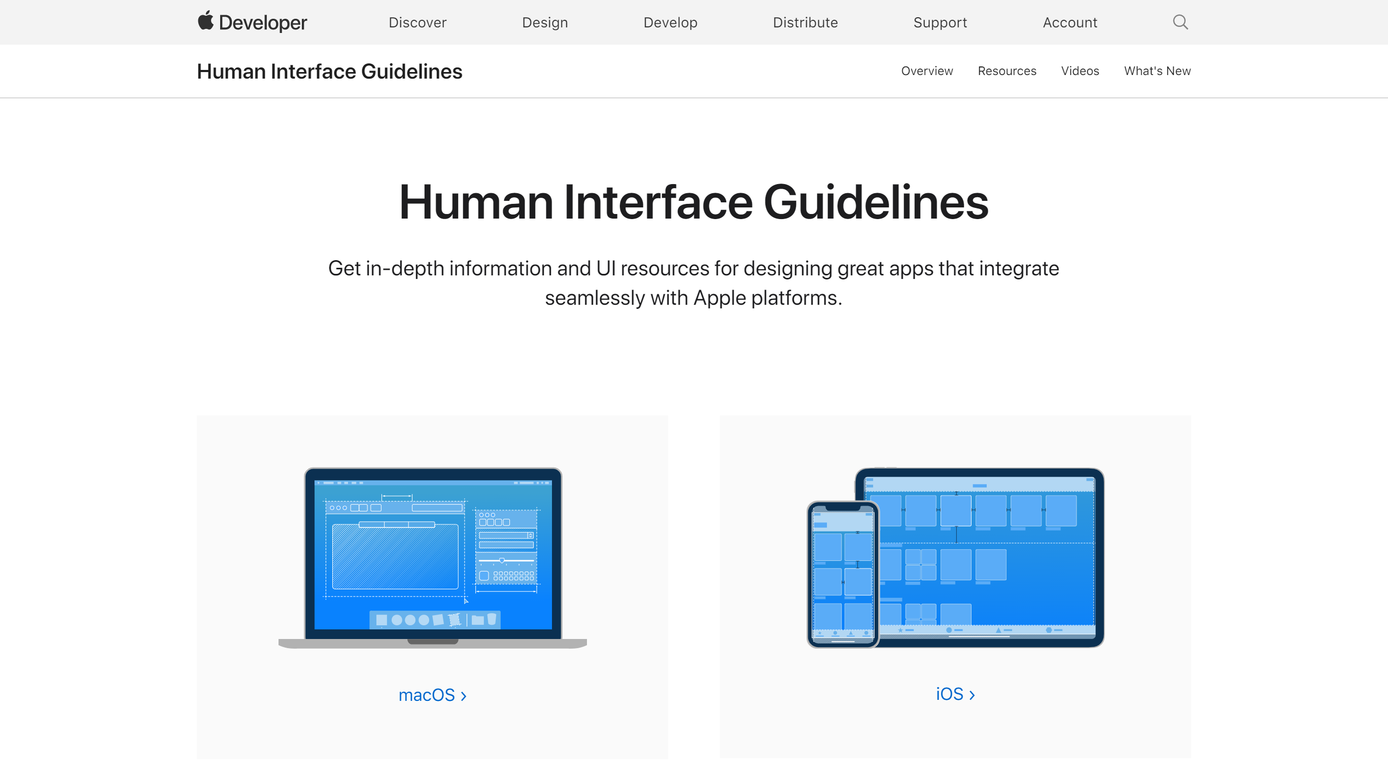 Apple，Human Interface Guidelines