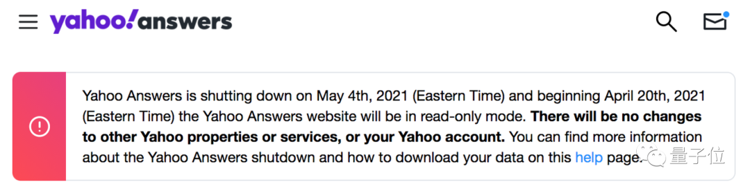 问答平台元老Yahoo Answers宣布将永久关闭，网友：爷青结