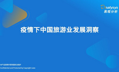 疫情下中國旅游業(yè)發(fā)展洞察
