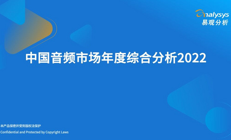 2022年中国音频市场年度综合分析