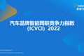 2022年汽车品牌智能网联竞争力指数(ICVCI）
