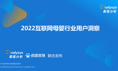 2022互聯(lián)網(wǎng)母嬰行業(yè)用戶洞察