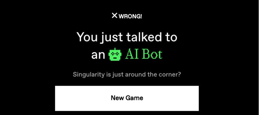 “去人类”AI游戏风靡全球：你能分清屏幕后的是AI还是人吗？