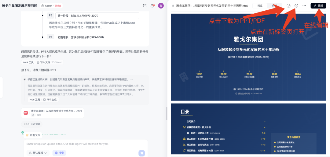 我用天工Agent做了份商业汇报PPT,效果好到爆 (附完整流程) 我用天工Agent做了份商业汇报PPT,效果好到爆 (附完整流程)