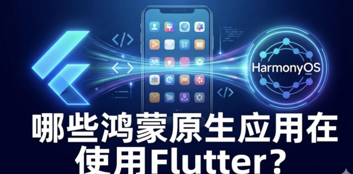 哪些鸿蒙原生应用在使用Flutter？