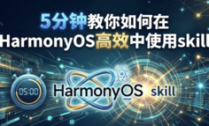 5分钟教你如何在HarmonyOS高效中使用skill