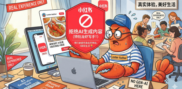 小红书为何逆势对AI内容“痛下杀手”？