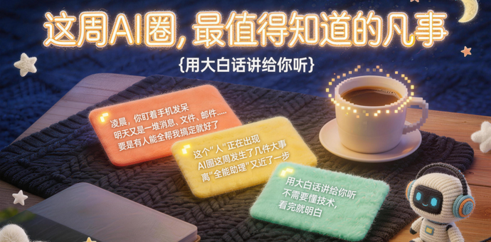 这周AI界炸了什么——我翻遍了X上大佬们的帖子，整理了最值得关注的5个信号