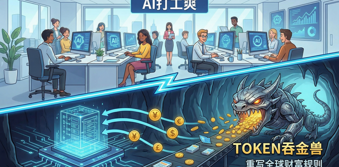 所有人都在夸AI打工有多爽，却没人提背后的Token“吞金兽”正重写全球财富规则