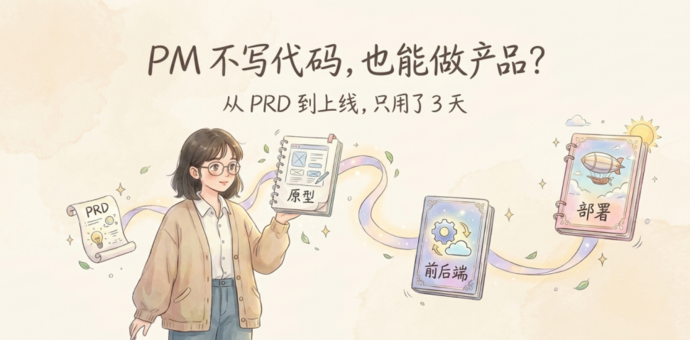 0代码也能做产品？我用这套AI工具链，从想法到上线只用了3天