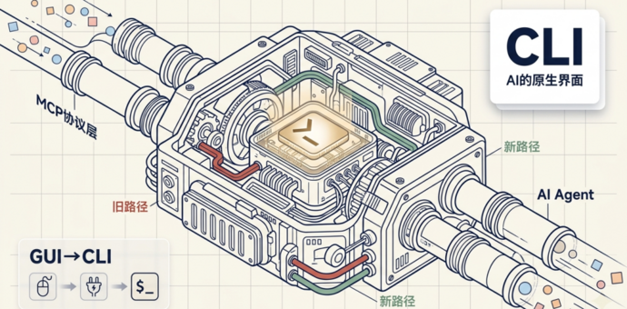 MCP只是过渡，CLI才是AI的原生界面——从飞书、钉钉集体CLI化说起