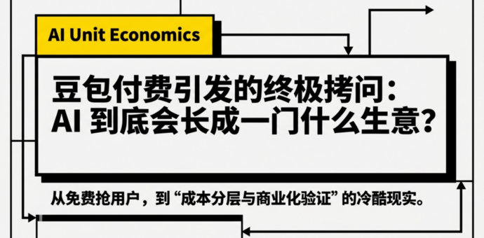 由豆包付费想到，AI到底会长成一门什么生意