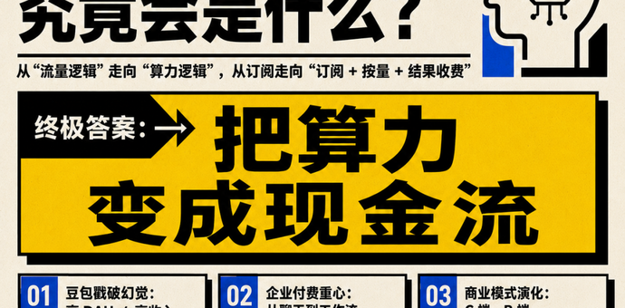 AI商业化的终局：健身房、云服务还是结果收费？