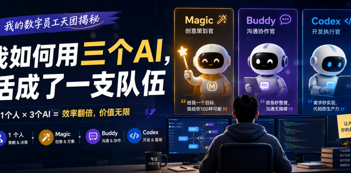 我如何用三个AI，活成了一支队伍