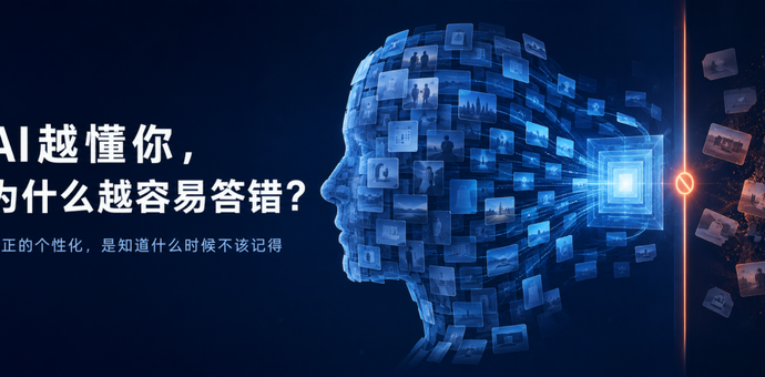 AI越懂你，为什么越容易答错？真正的个性化，是知道什么时候不该记得