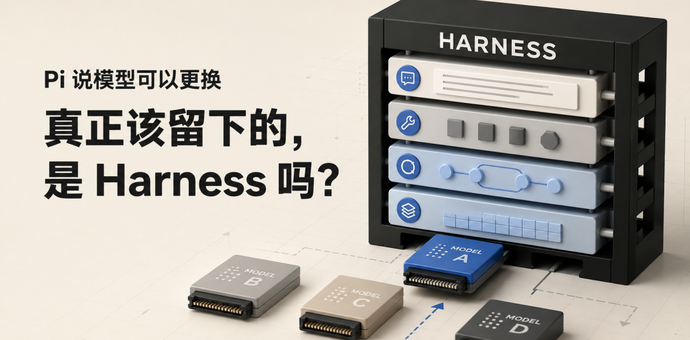 Pi说模型可以更换： AI产品真正该留下的，是Harness吗？