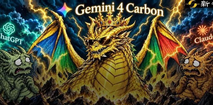 Gemini 4 Carbon发布，谷歌重回世界第一！