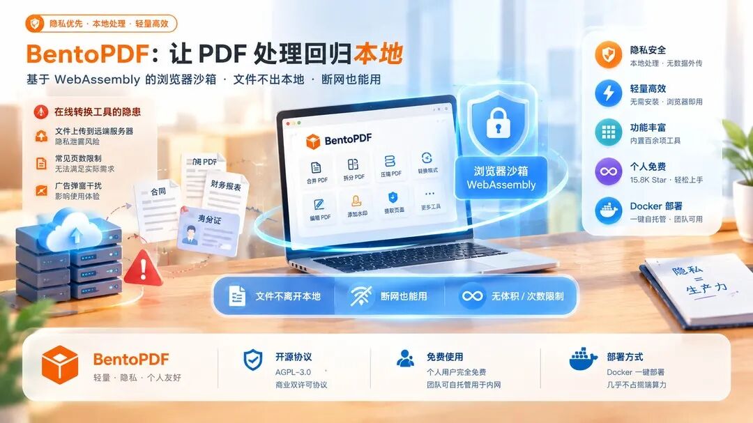 BentoPDF 浏览器沙箱处理