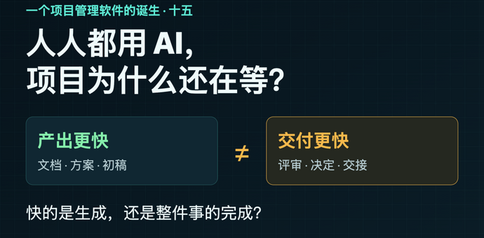 一个项目管理软件的诞生（十五）：当 Agent 成为正式参与者，AI Native 组织如何运行？